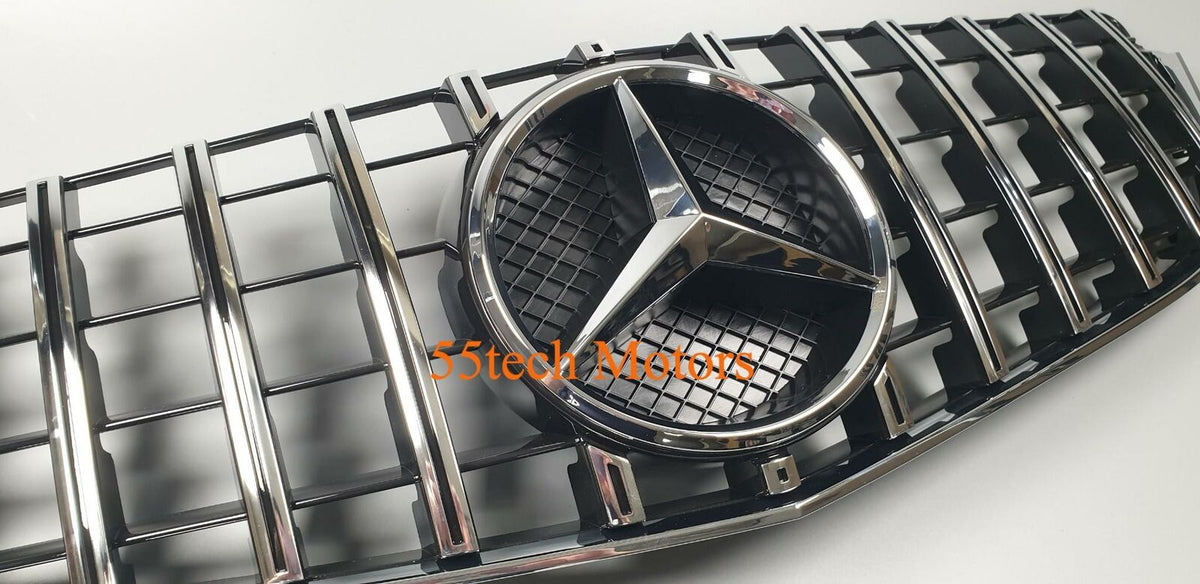 Mercedes Benz W207 E350 E550 COUPE Grille Grill GT GTR PANAMERICANA 2014 2016 - 55tech Motors