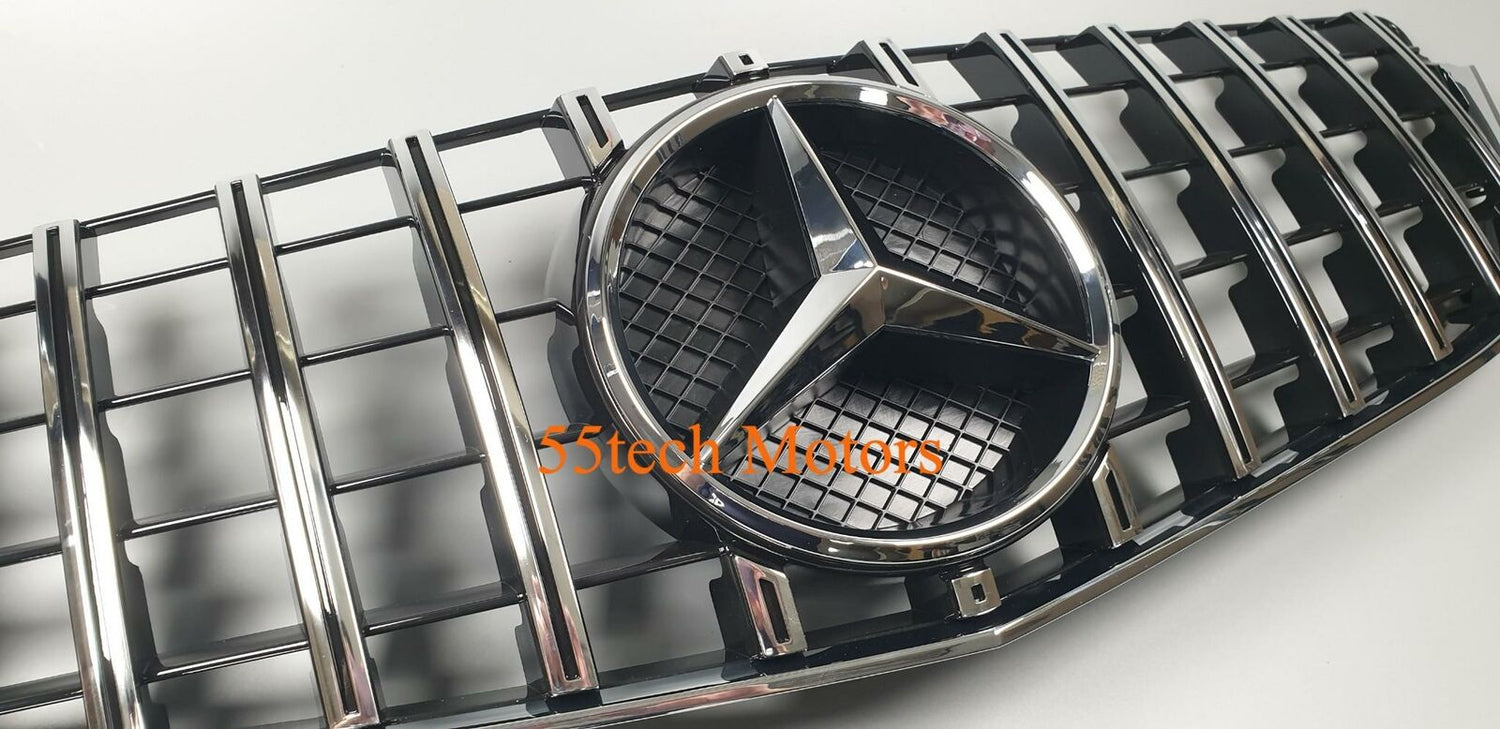 Mercedes Benz W207 E350 E550 COUPE Grille Grill GT GTR PANAMERICANA 2014 2016 - 55tech Motors