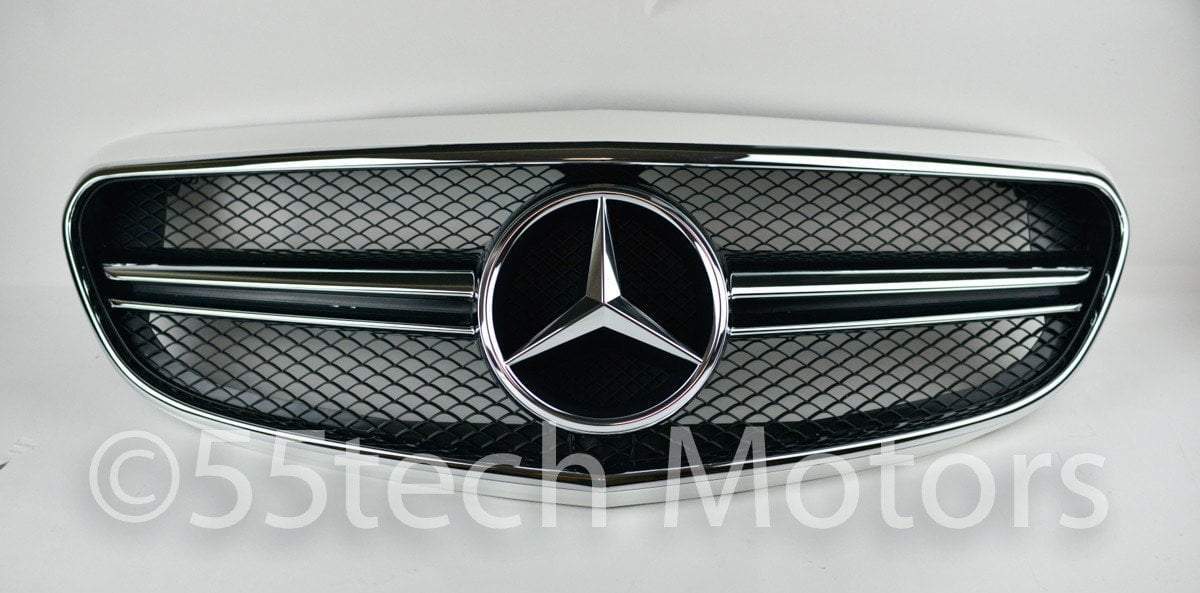 W212 2014~2015 E class E63 AMG Style Grille ( For Luxury model only) - 55tech Motors
