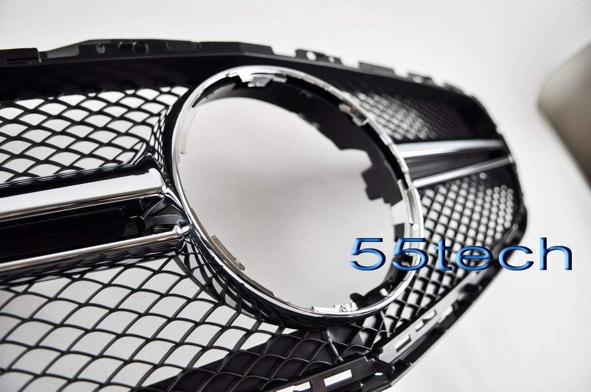 W212 2014~2015 E class E63 AMG Style Grille ( For Sport model only) - 55tech Motors