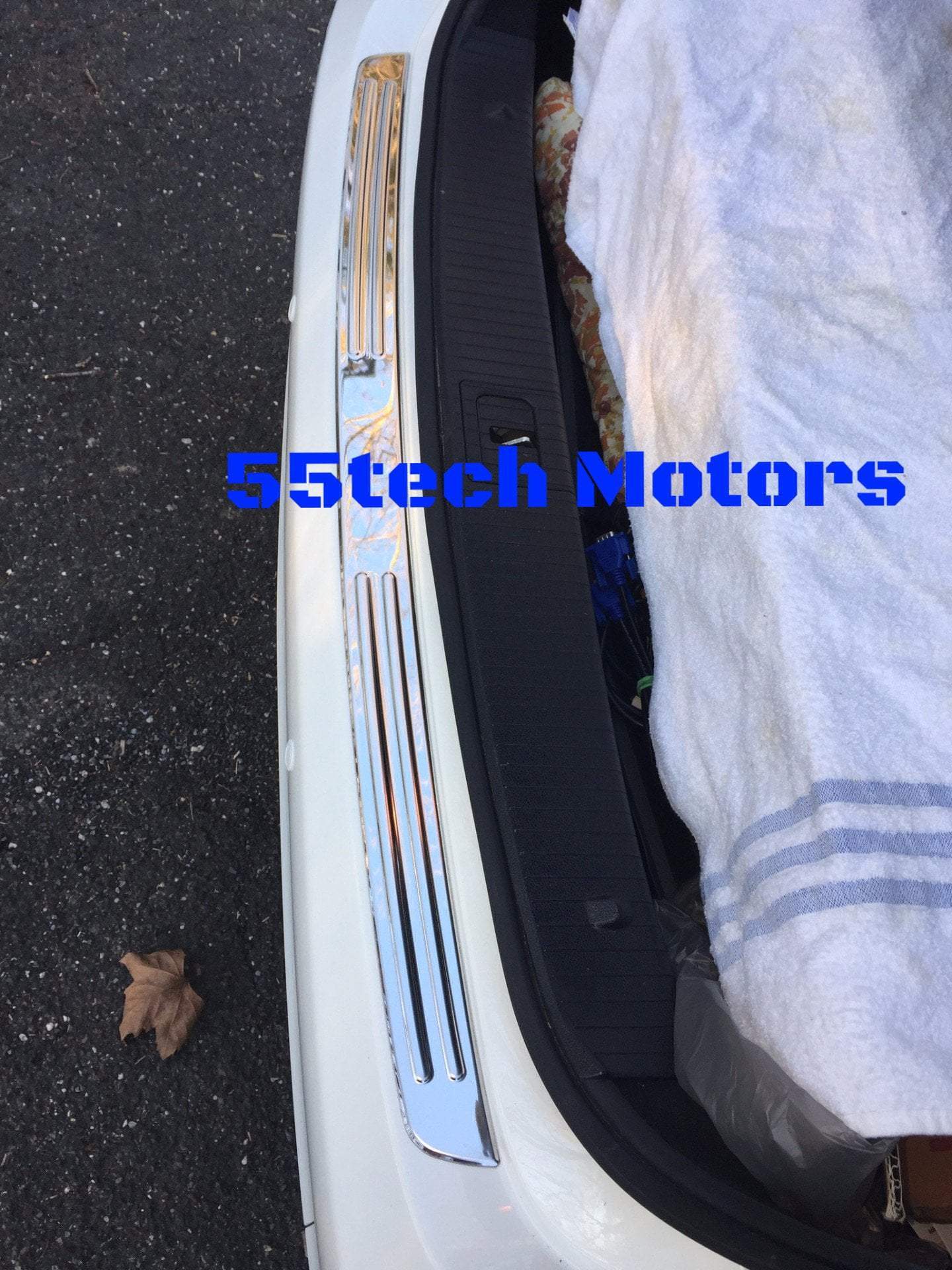 W212 Trunk Stainless protection panel 304 SS - 55tech Motors
