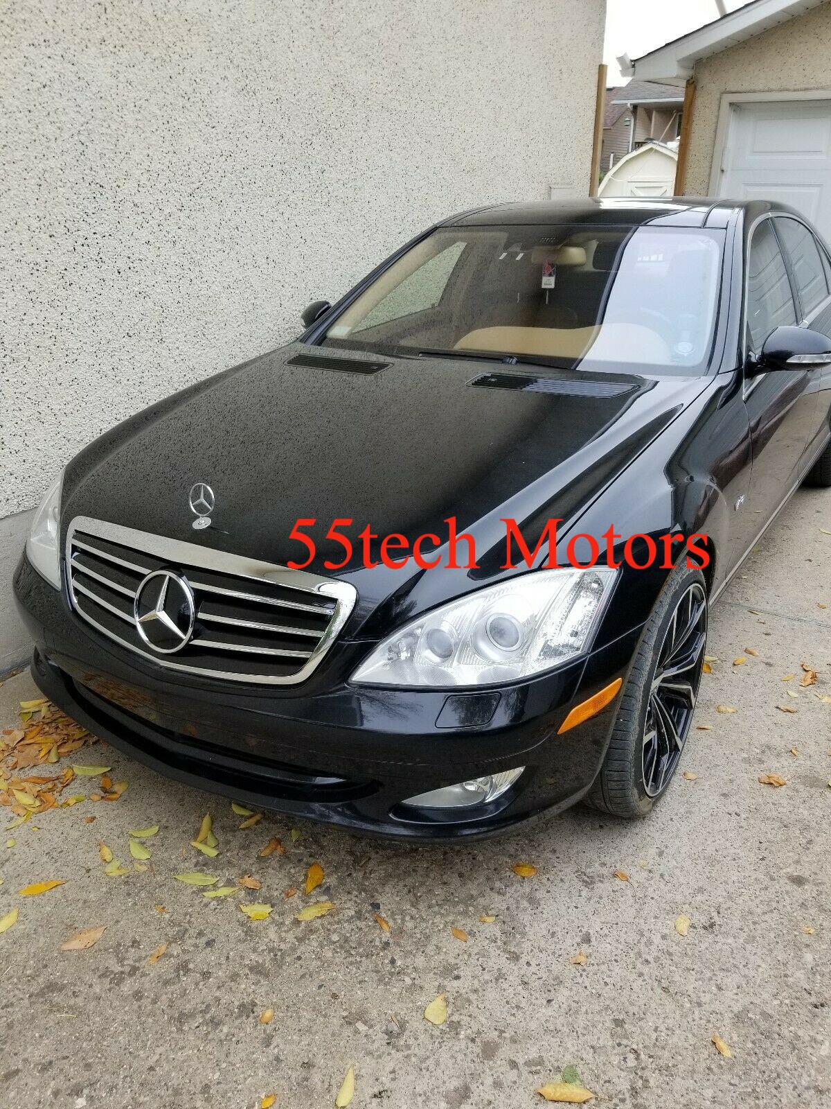EAAG Front Grille For Mercedes W221 S-Class 2007-2009 – Black Insert With Chrome Frame