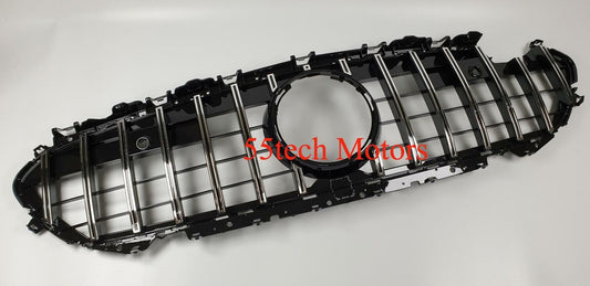 Mercedes CLS Class C257 2019 2020 W257 Panamericana CLS450 GTR Grill Grille - 55tech Motors